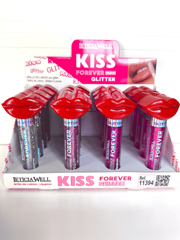 Brillo de Labios Kiss Forever con Glitter Leticia Well